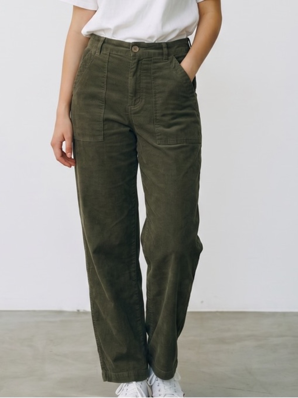 Weatherproof Vintage Wide Leg Corduroy Pants
